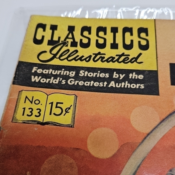 VINTAGE Classics Illustrated #133 The Time Machine Wells 1st Printing July 1956 - Picture 2 of 5